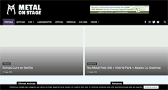 Desktop Screenshot of metalonstage.com